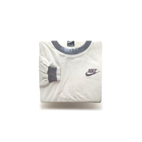 NIKE / Vintage, Two-tone Striped Rib Crewneck Sweatshirt "Foot Locker Exclusive"