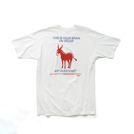 Partnership for a Democrat-Free America / Vintage, This Is Your Brain on Drugs S/S Tee