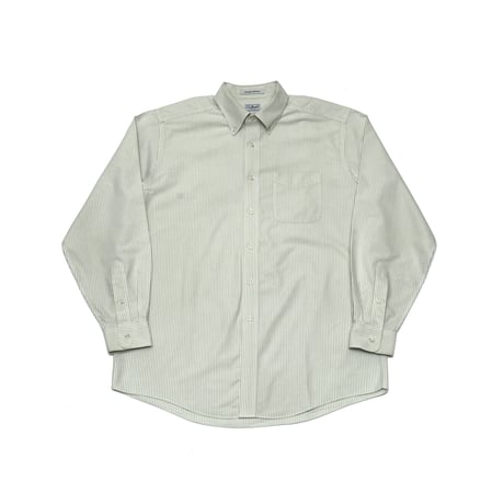 L.L. Bean / Wrinkle-Free Twill Sport Shirt "Traditional Fit Striped"