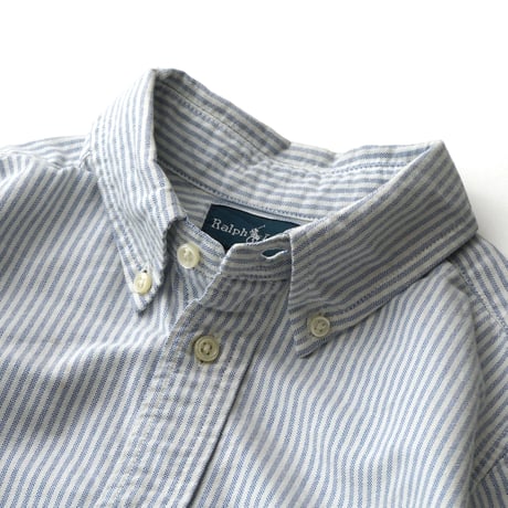 【Kids】Ralph Lauren / Striped Cotton Oxford B.D. L/S Shirt