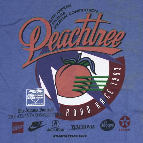 Peachtree Road Race / Vintage, 24th Annual 1993 S/S Tee