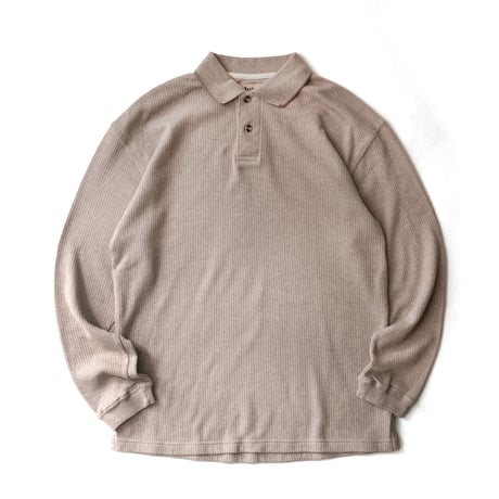 Cotton Knit Polo L/S Shirt