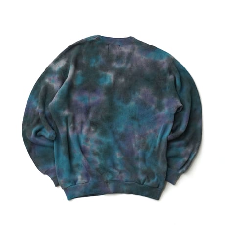 Lacoste / Vintage, Knit Cardigan Tie Dyed Custom