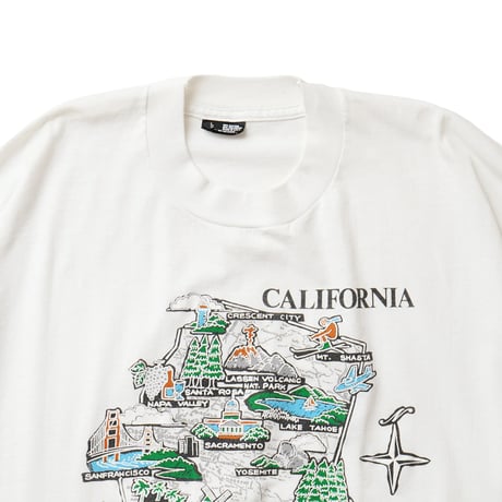 California / Vintage, Map Souvenir S/S Tee