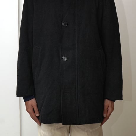 Burberry / Vintage, Plaid Lined Melton Balmacaan Coat