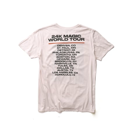 Bruno Mars / 24K Magic World Tour S/S Tee