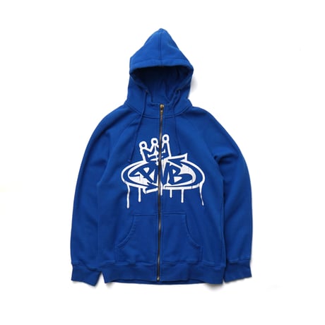 PNB Nation / Vintage, Zip Up Hooded Sweatshirt