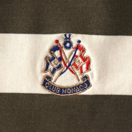 Club Monaco / Striped Crewneck Sweatshirt