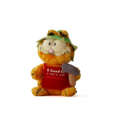 Garfield / Vintage, Plush Toy "Santa's Helper"