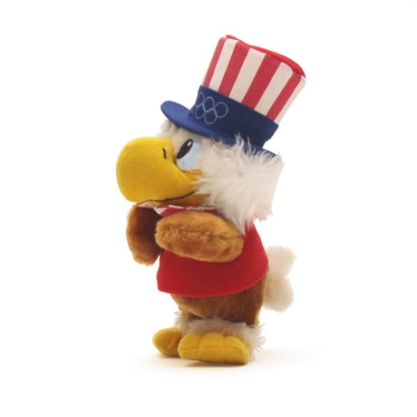 Sam The Olympic Bird / 80's Vintage, Plush Toy