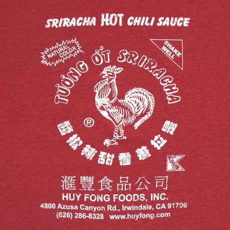 Sriracha Sauce / Logo S/S Tee