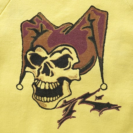 Rusty / Vintage, Raglan Crewneck Sweatshirt "Clown"