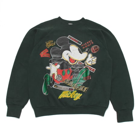 Disney / Vintage, "Mickey Pulp Magazine" Crewneck Sweatshirt