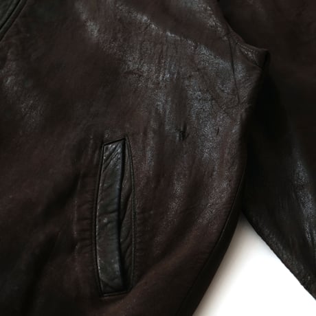 Polo Ralph Lauren / Vintage, Bradford Windbreaker Lamb Leather Jacket