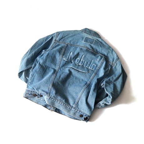 Levi's / Vintage, Denim Trucker Jacket "Custom, Painted, Zirconia"