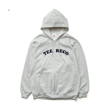 Teereco / Flock Arc Logo Zip Up Hooded Sweatshirt