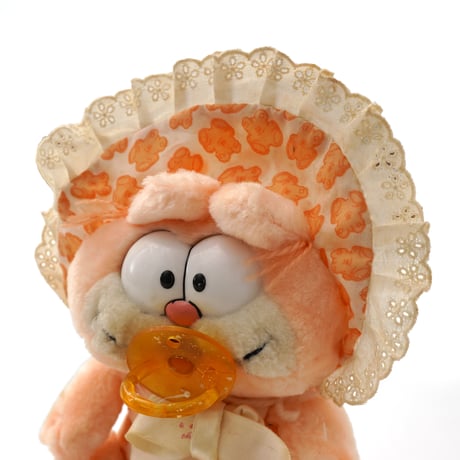 Garfield / Vintage, Plush Toy "BabyKins, Pink"