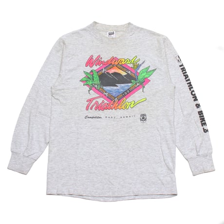 Ironman Triathlon / Vintage, Oahu Hawaii 1991 L/S Tee
