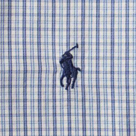Polo Ralph Lauren / Vintage, Plaid Two-Ply Cotton B.D L/S Shirt "Lowell Sport"