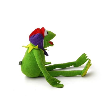 Kermit the Frog / Vintage, Plush Toy "Frog-Tographer"