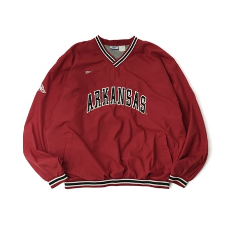 University of Arkansas / Pullover Scout Jacket "Arkansas Razorbacks" (manufactured by reebok))
