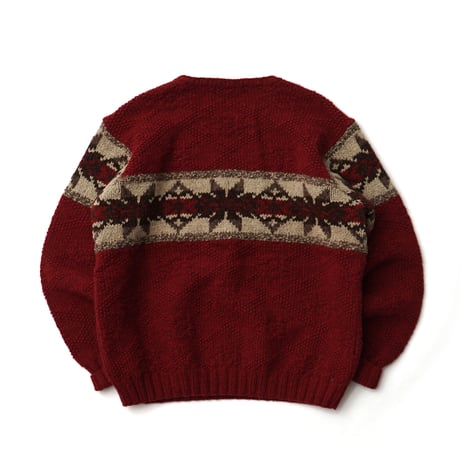 Polo Ralph Lauren / Hand Knit Nordic Crewneck Sweater