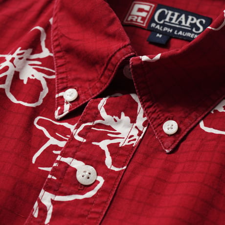 Chaps Ralph Lauren / Vintage, Floral B.D S/S Shirt