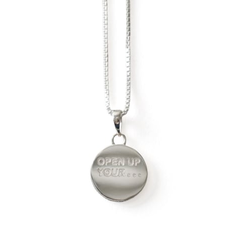 IN-PUT-OUT / Open Up Cookie Necklace  Silver925