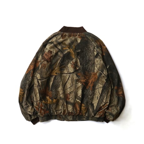 Liberty / Vintage, Real Tree Camo Quilted Bomber Jacket