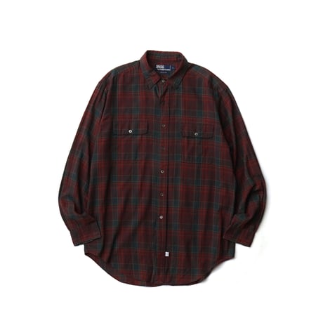 Polo Ralph Lauren / Vintage, Tartan Plaid Cotton L/S Shirt
