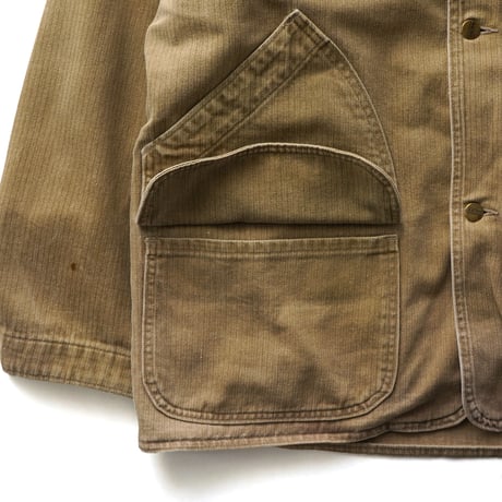 L.L. Bean / Vintage, Herringbone Field Coat, Wool/Nylon Liner