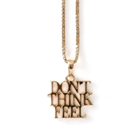 IN-PUT-OUT / "DON’T THINK FEEL" Necklace Silver925