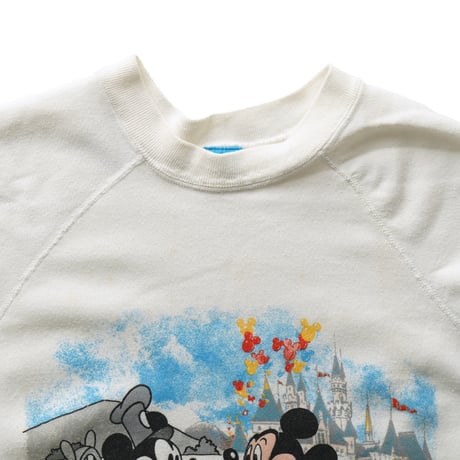 Disney / Vintage, Raglan Crewneck Sweatshirt "Mickey's 60th Birthday"