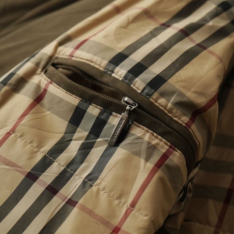 Burberry / Vintage, Plaid Lined Quilted Balmacaan Coat