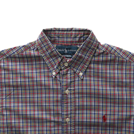 Ralph Lauren / Tartan Plaid B.D L/S Shirt -Custom Fit-