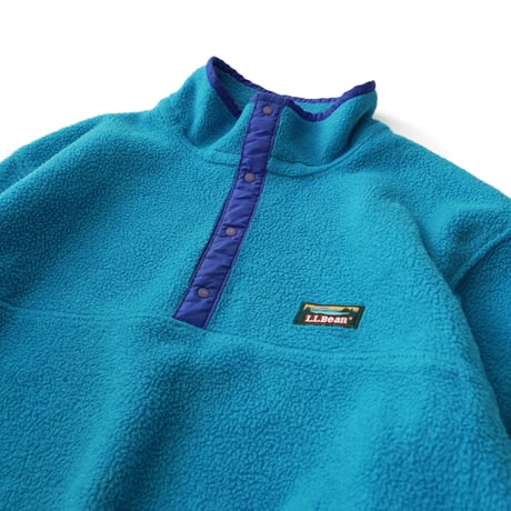 L.L.Bean / Vintage, Tumbled Sherpa Fleece, Snap Pullover