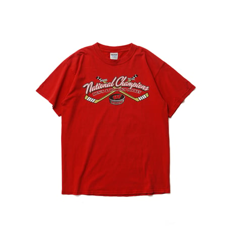 University of Wisconsin-Madison / Badgers S/S Tee "National Champion 2006 NCAA Hockey"