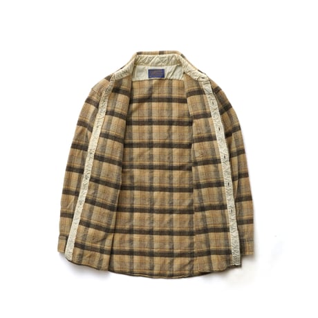 Pendleton / Vintage, Quilted Callor Wool L/S Shirt