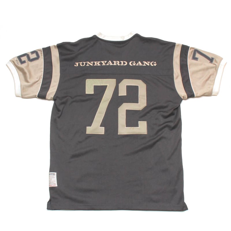 PLATINUM FUBU アメリカンフットボール シャツ FUBU (フブ) ヴィンテージフットボールT メンズ SIZE L ブルー