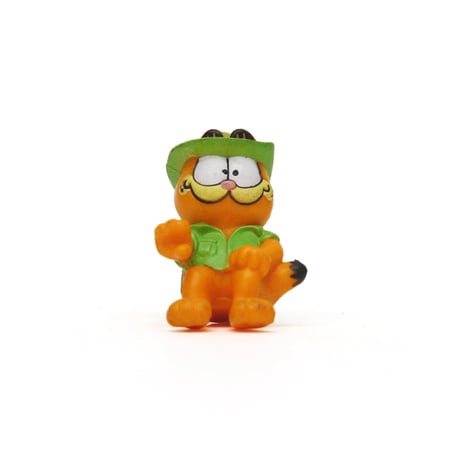 Garfield / 80's Vintage, "McDonald Happy Meal" PVC Toy