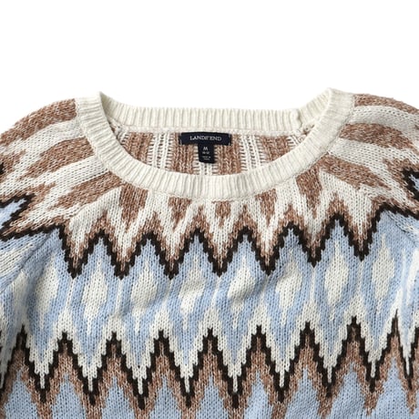Land's End / Nordic Knit Crewneck Sweater