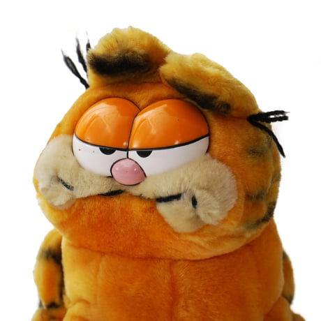 Garfield / Vintage, Plush Toy "Sitting Standard, Right"
