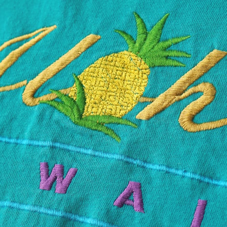 Hawaii / Vintage, Embroidered S/S Tee