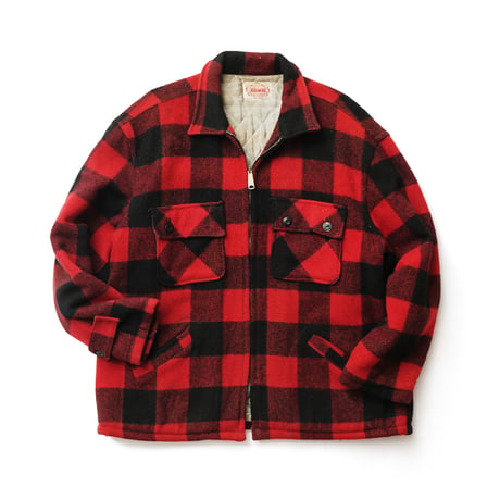 Big Mike / Vintage, Plaid Wool Melton Quilted Liner Hunting Jacket