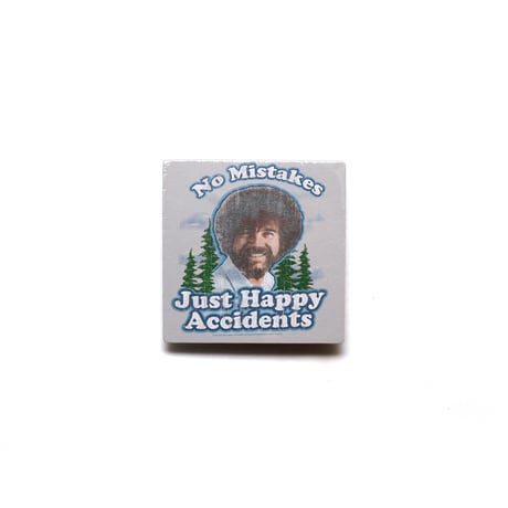 Bob Ross / No Mistakes, Just Happy Accidents S/S Tee