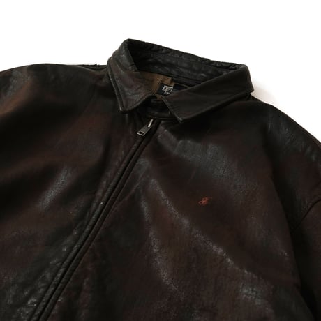 Polo Ralph Lauren / Vintage, Bradford Windbreaker Lamb Leather Jacket