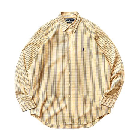Ralph Lauren / Vintage, Plaid B.D. L/S Shirt "Blake"