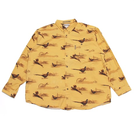 columbia / 00's Vintage, River Lodge B.D L/S Shirt "Pheasant"