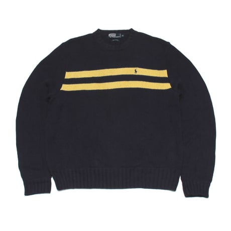 Polo Ralph Lauren / 90's Vintage, Cotton Knit Crewneck Sweater