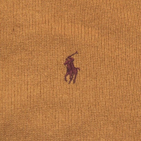 Polo Ralph Lauren / Vintage, Lamb Wool Knit Polo L/S Shirt